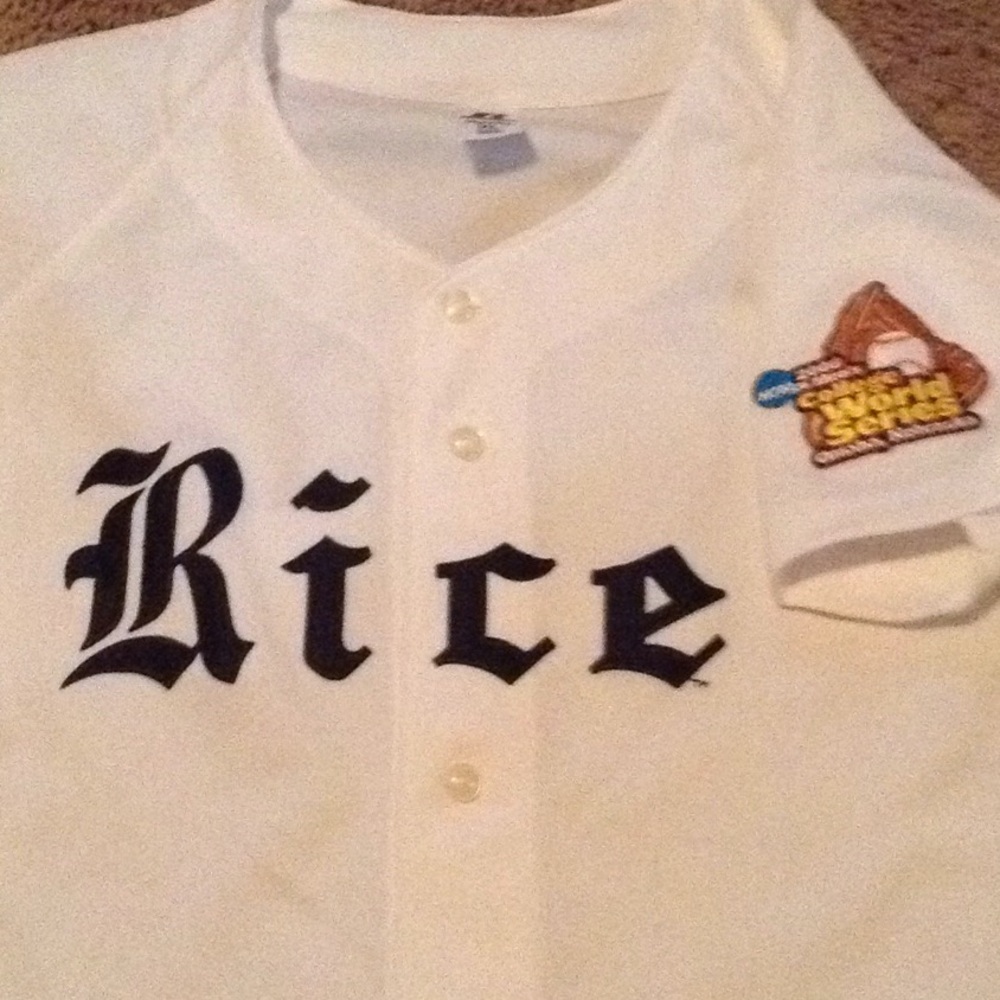 Vintage Rice baseball jersey